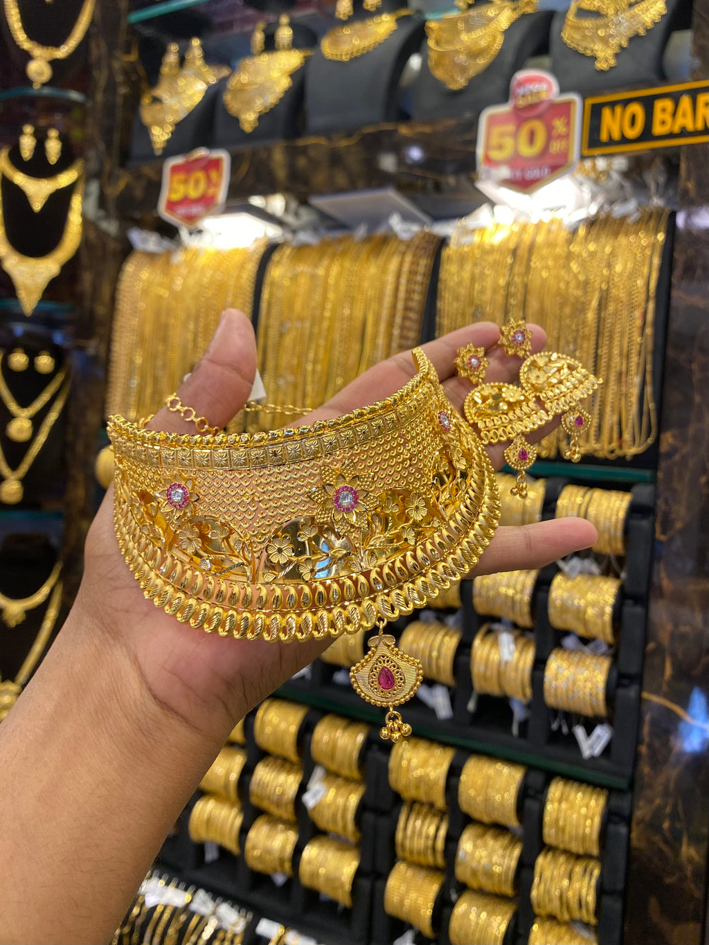 Gold Plated Calcutta Style Choker