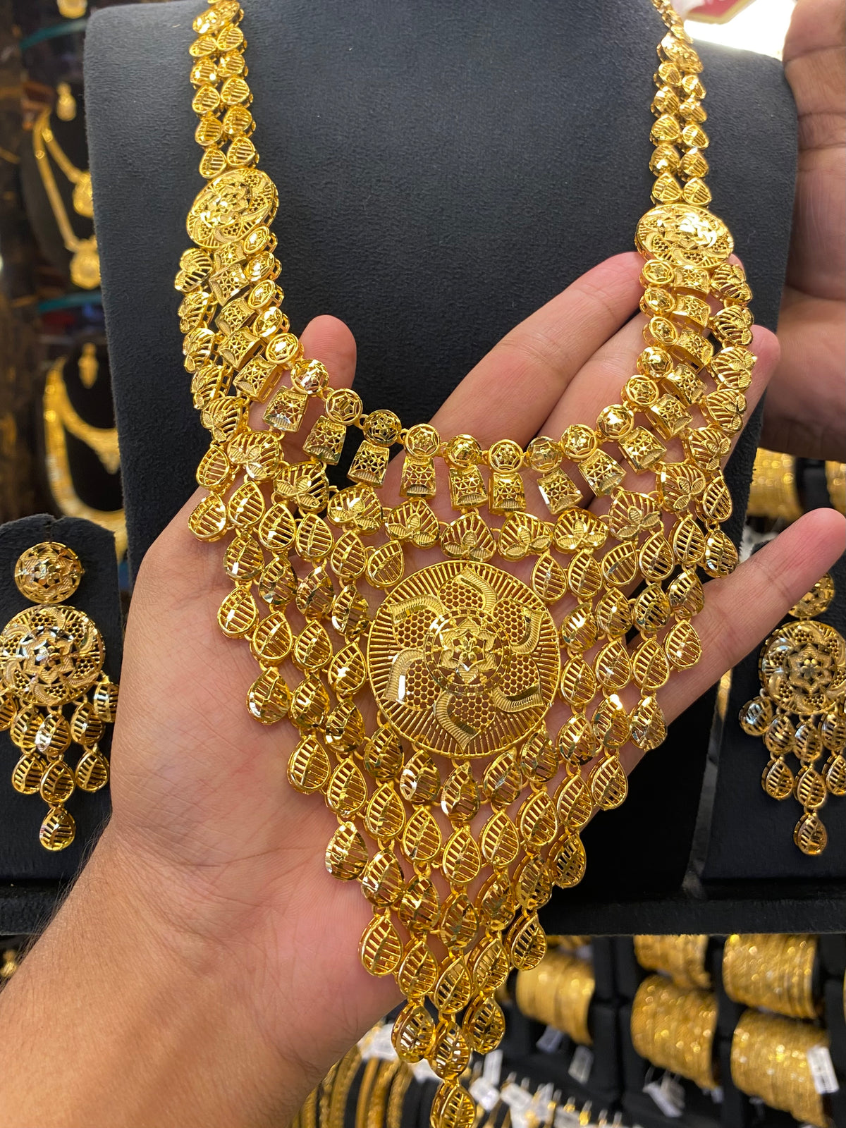 Turkish Style Bridal Set Heavy - Gold Plated