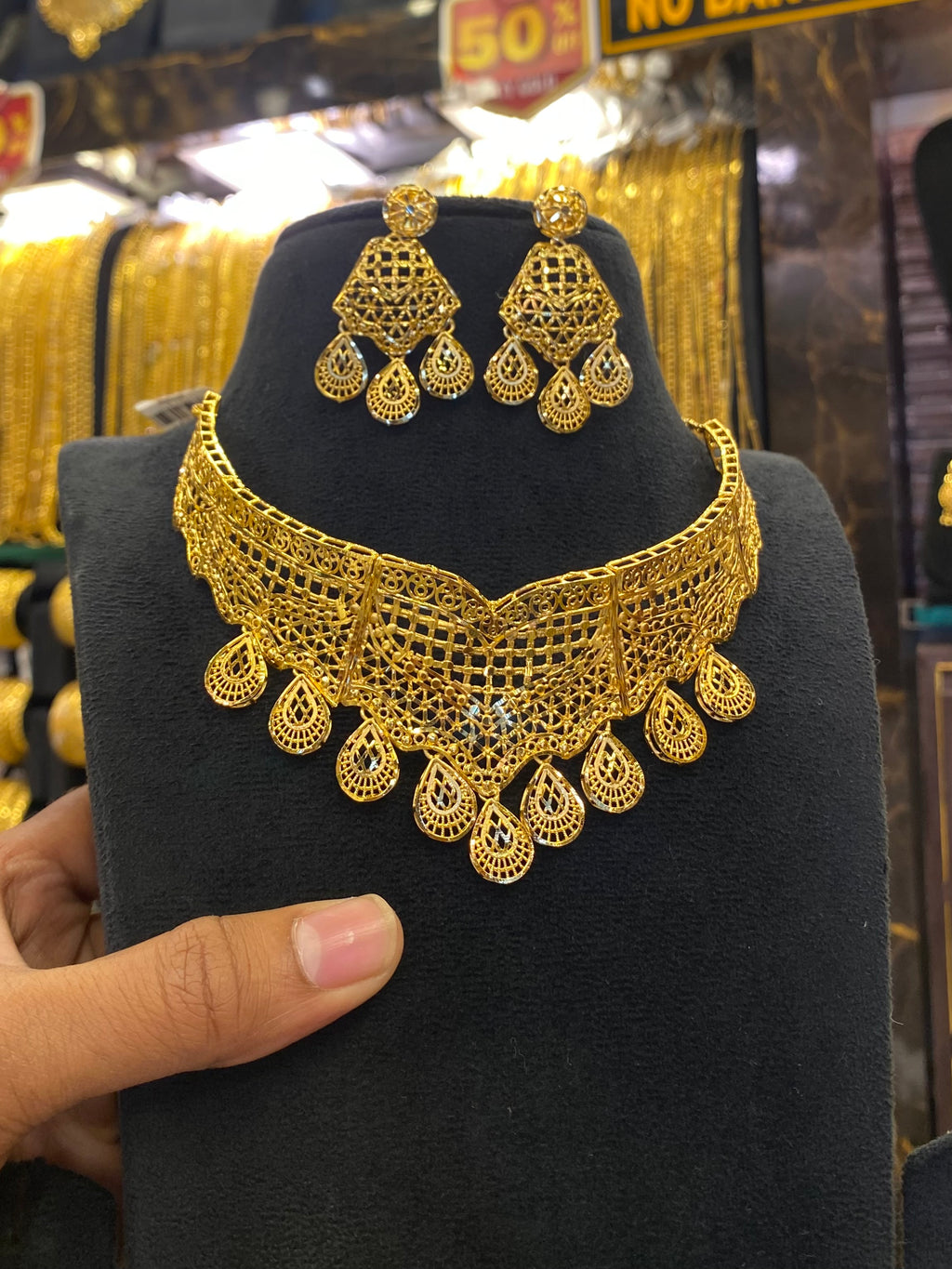 Gold Plated Turkish Choker Full Gold
