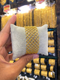 Gold plated bangle Kada 1pcs - Netted style