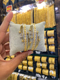 Arabic Style Bangle 2Pcs - Rodhium Plated