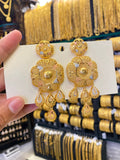 Turkish Style Earrings Tri Mix - Gold Plated