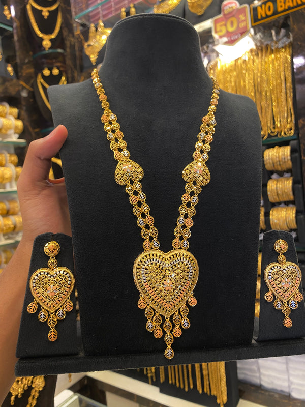 Turkish Style Long Set - Gold Plated