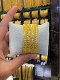 Gold plated Bangles set of 4