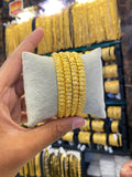 Gold plated bangles - 4pcs