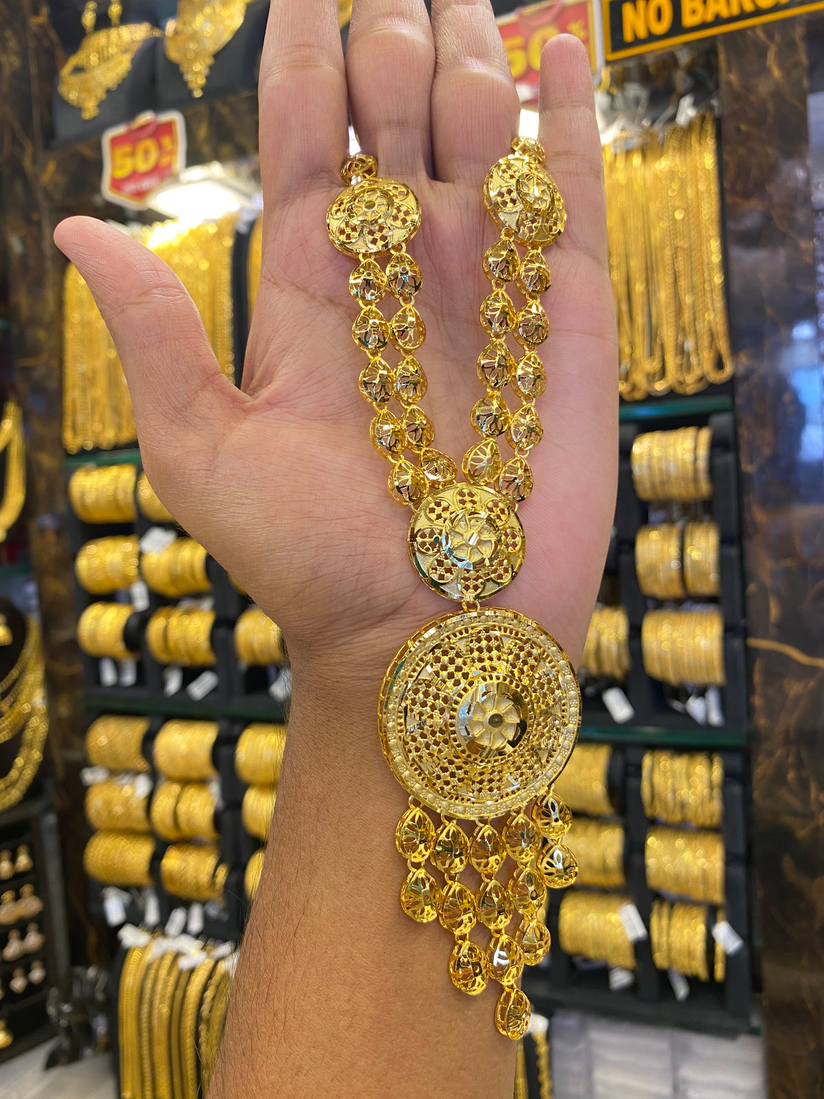 Turkish Style Long Set Full Gold Plated