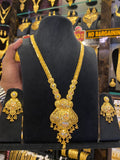 Calcutta Style Gold Plated Long Set