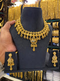 Turkish style neck set - Gold plated