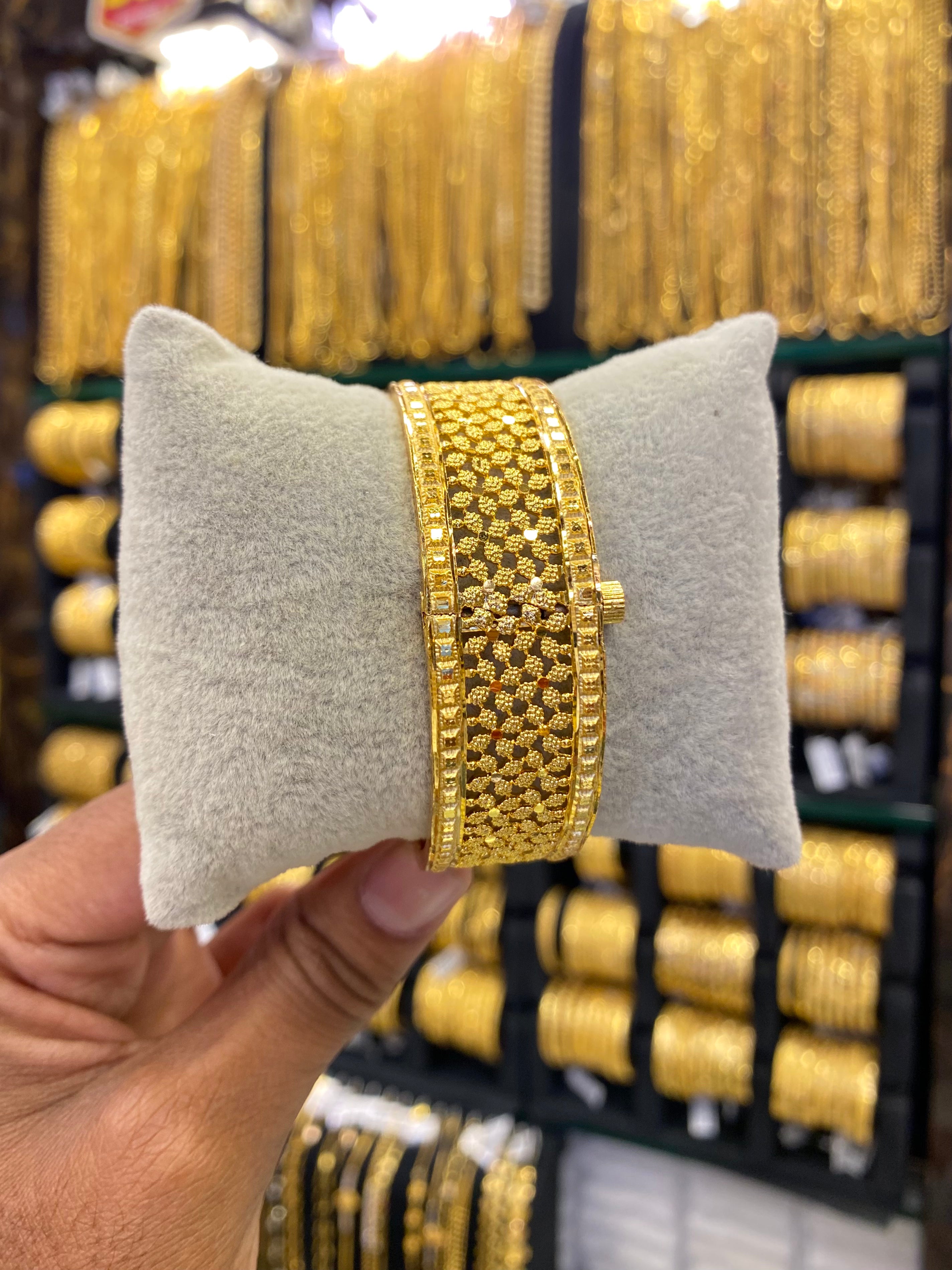 Kada bangle screw type 1pcs - Gold plated