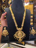 Indian Style Long Haram - Gold Plated