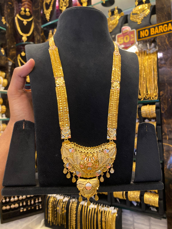 Indian Style Long Set Tri Mix - Gold Plated