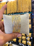 Arabic Style Bangle 8pcs Sleek Type - Rodhium Plated - FAA FASHION