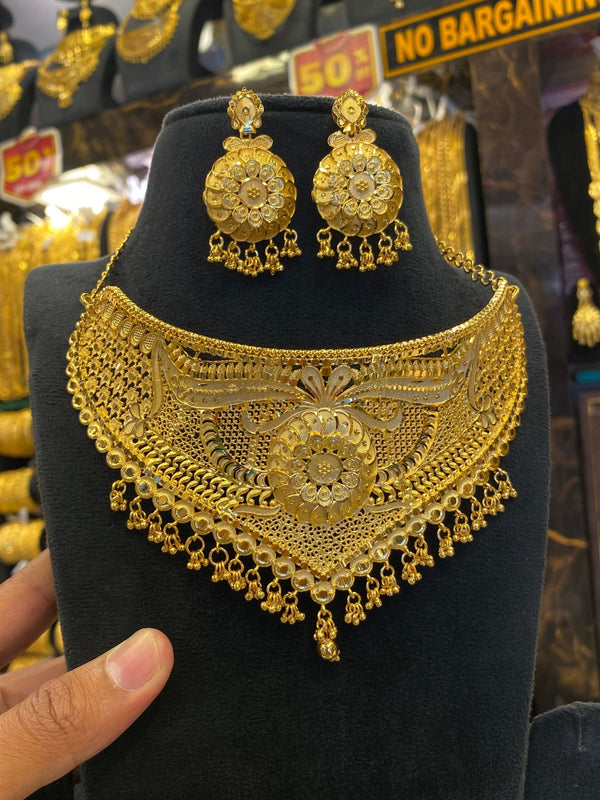 Calcutta Style Chocker set - Bridal set - FAA FASHION