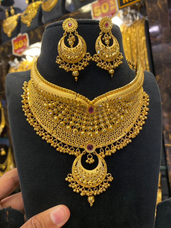 Calcutta style Chocker set - Heavy - FAA FASHION