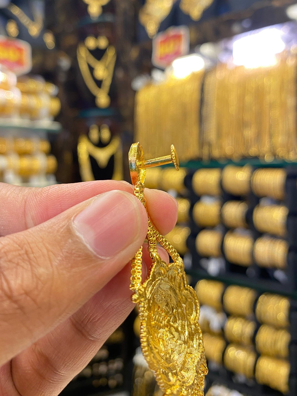 Calcutta Style Earrings - Gold Plated - FAA FASHION