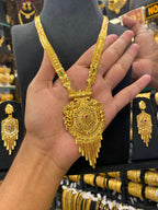 Calcutta Style Long Set - Gold Plated - FAA FASHION