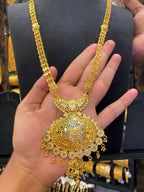 Calcutta Style Long Set - Gold Plated - FAA FASHION