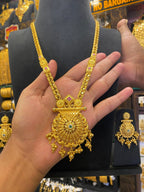 Calcutta Style Long Set - Gold Plated - FAA FASHION