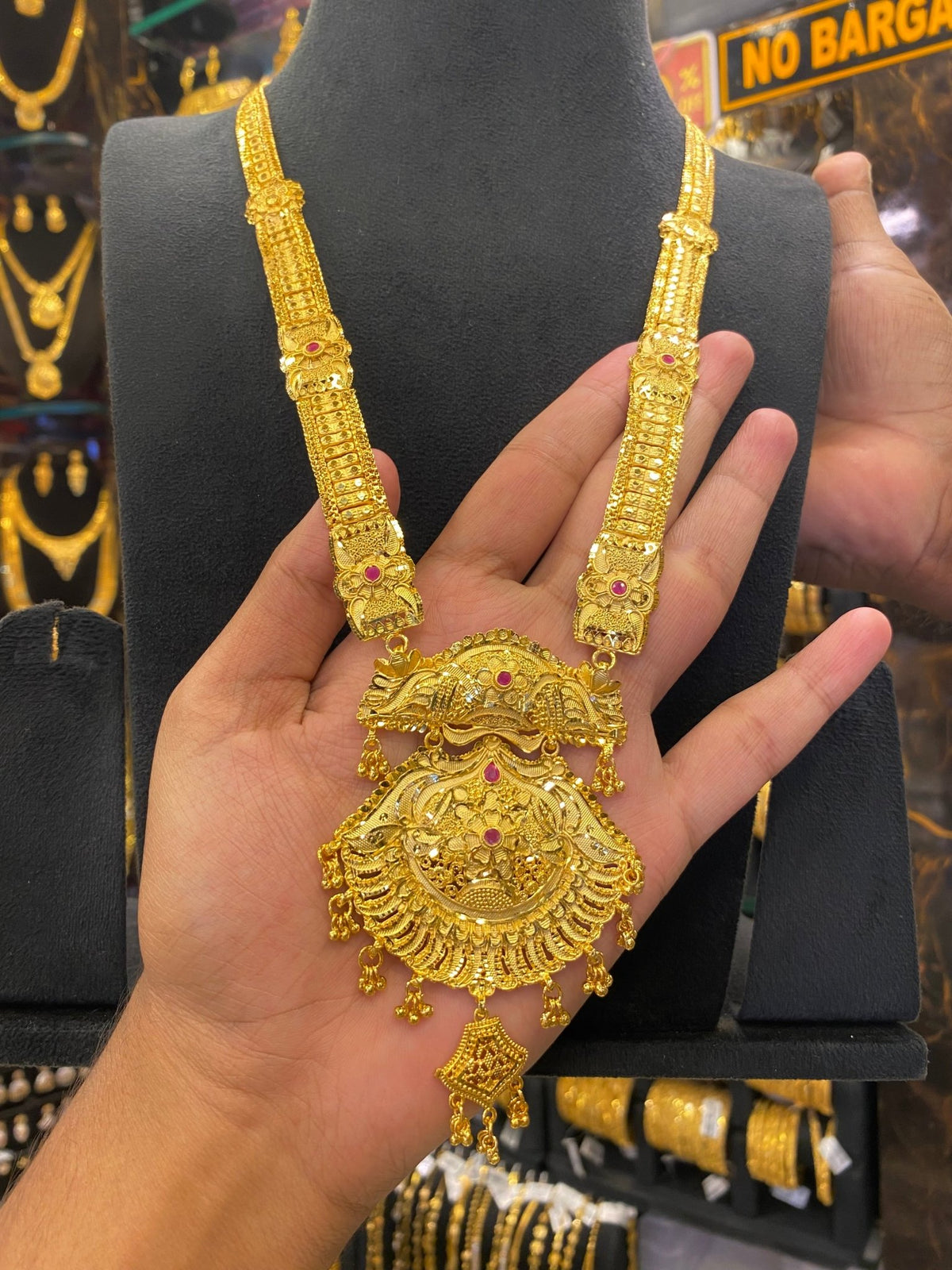 Calcutta Style Long Set - Gold Plated - FAA FASHION