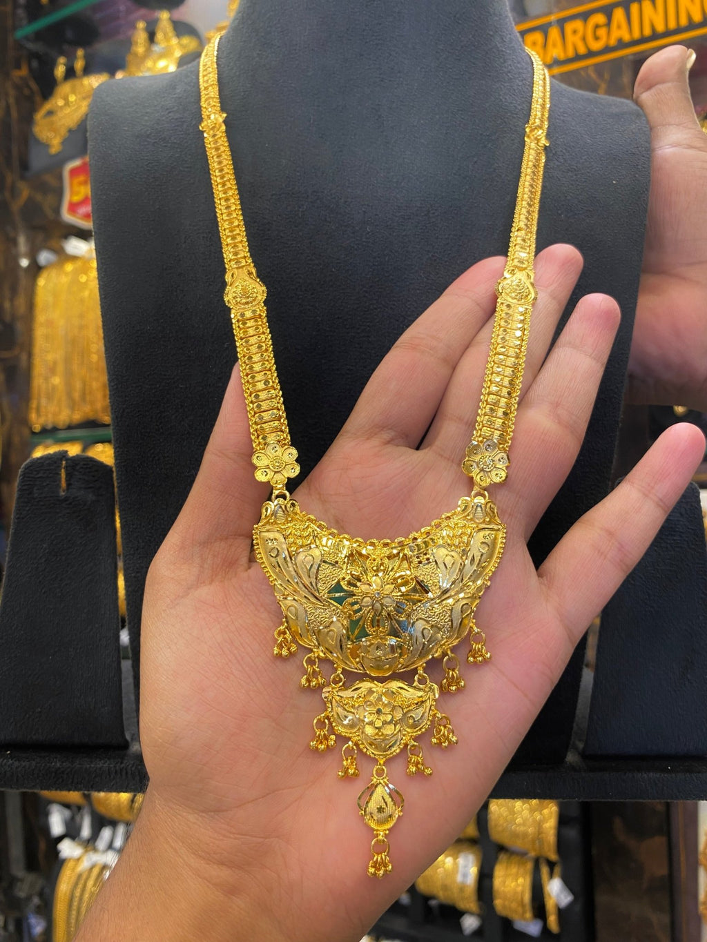 Calcutta Style Long Set - Gold Plated - FAA FASHION