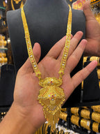 Calcutta Style Long Set Tri Mix - Gold Plated - FAA FASHION