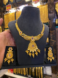Calcutta style neck set - Gold plated - FAA FASHION