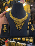 Calcutta Style Neck Set - Gold Plated - FAA FASHION