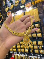 Calcutta style neck set - Gold plated - FAA FASHION