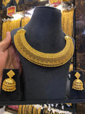Calcutta Style Neck U Set - Gold Plated - FAA FASHION