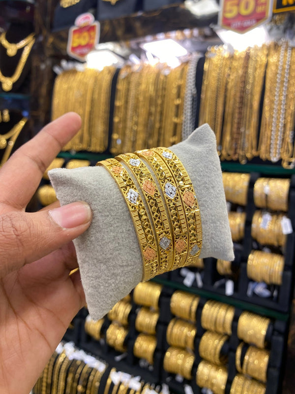 Gold Plated Bangle - FAA FASHION