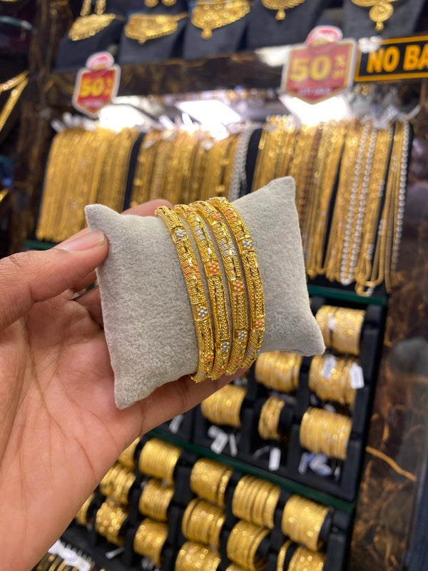 Gold Plated Bangle - FAA FASHION