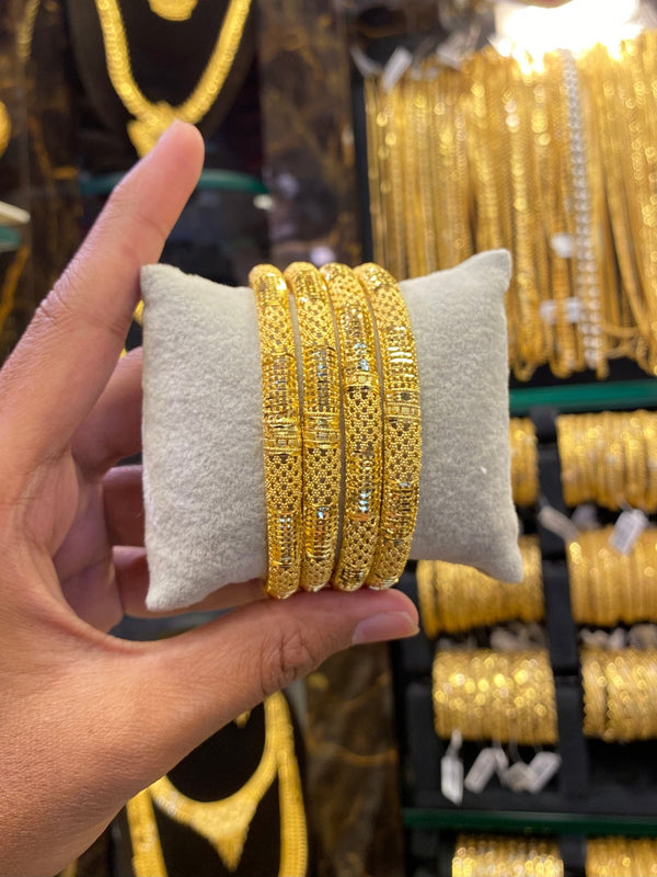 Gold Plated Bangle - FAA FASHION