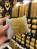 Gold Plated Kada 2Pcs - FAA FASHION