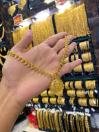 Gold plated neck set - Premium finish - FAA FASHION