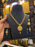 Gold plated neck set - Premium finish - FAA FASHION