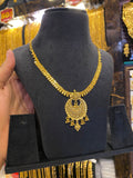 Gold plated neck set - Traditional style - FAA FASHION
