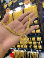 Gold plated neck set - Tri colour - FAA FASHION