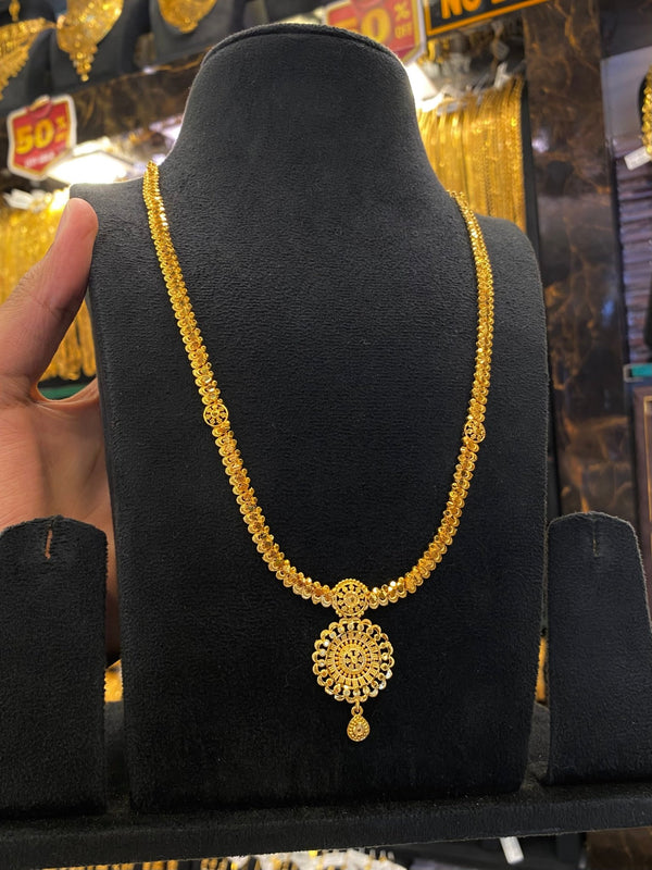 Indian Style Middle/Short Set - Gold Plated - FAA FASHION