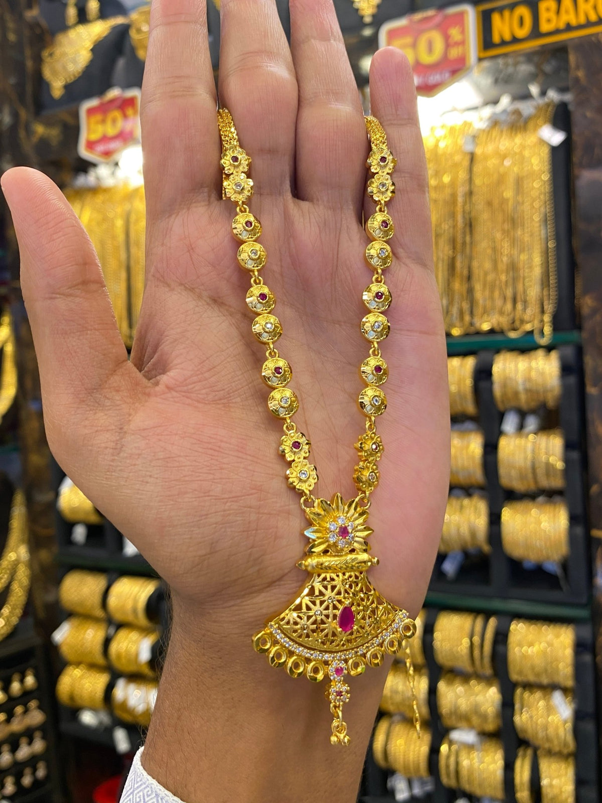 Statement Sleek Long Set - Gold Plated - FAA FASHION