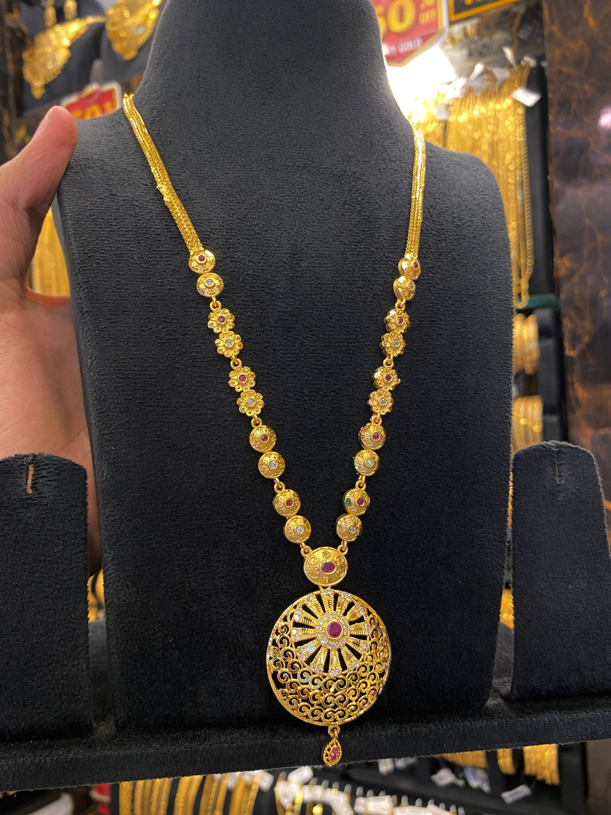 Statement Sleek Long Set - Gold Plated - FAA FASHION