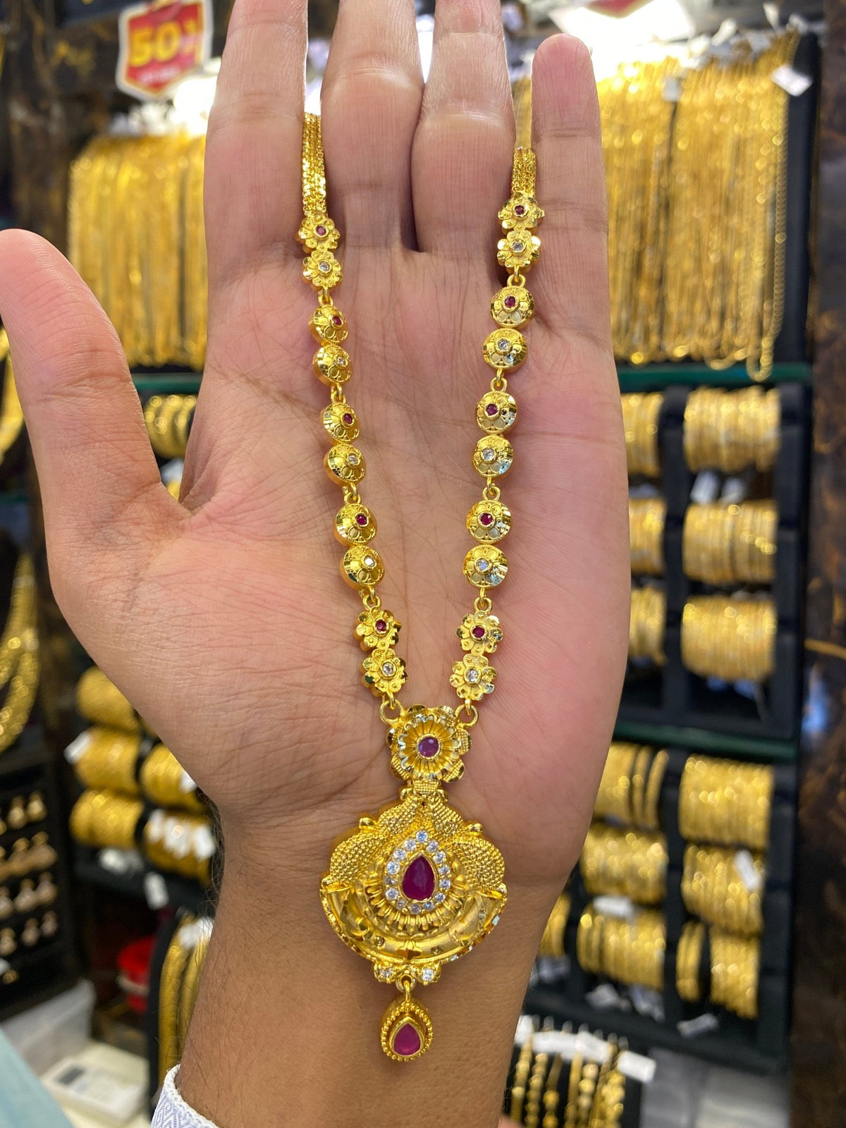 Statement Sleek Long Set - Gold Plated - FAA FASHION