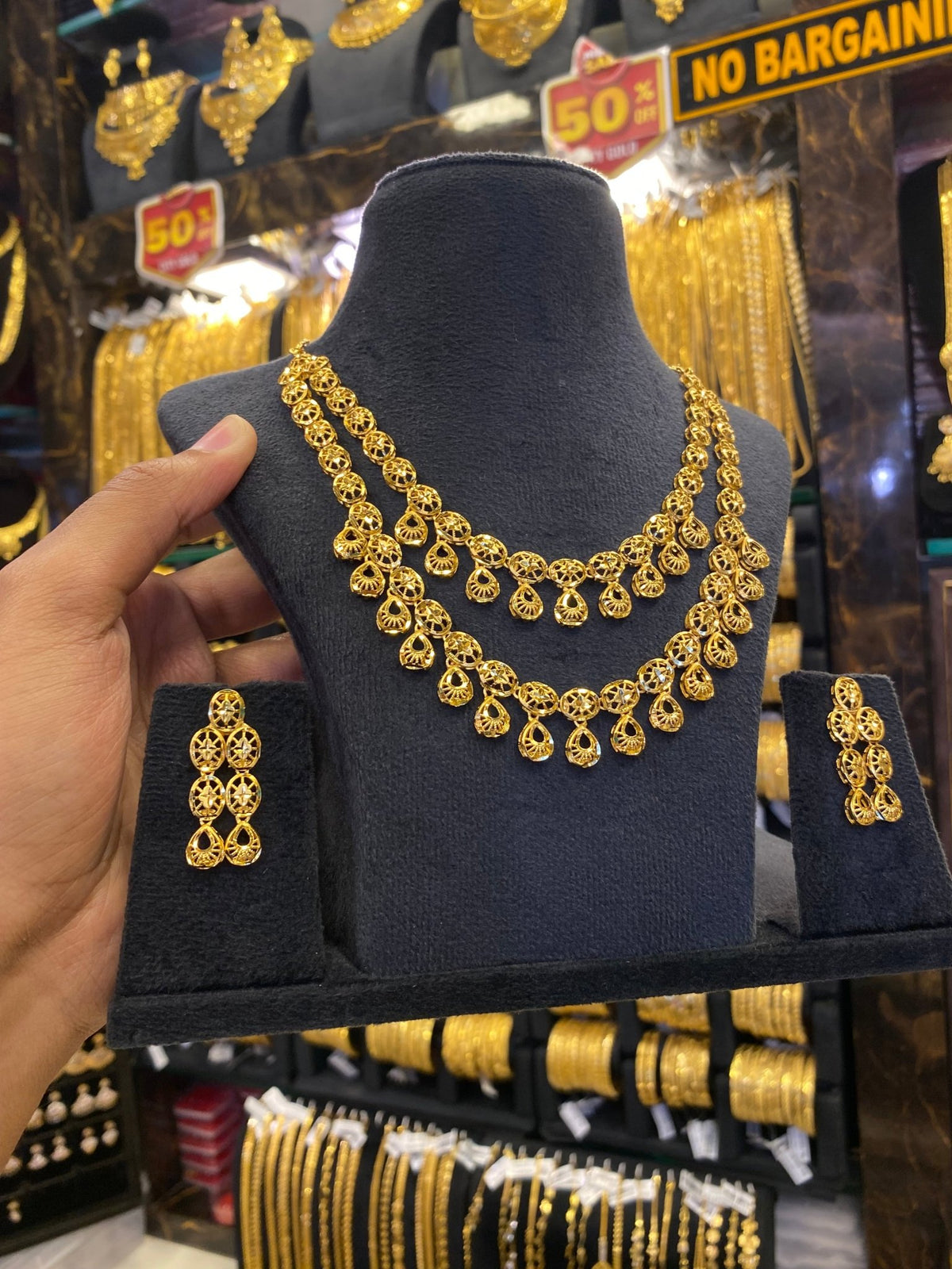 Turkish style 2 layer neck set - FAA FASHION