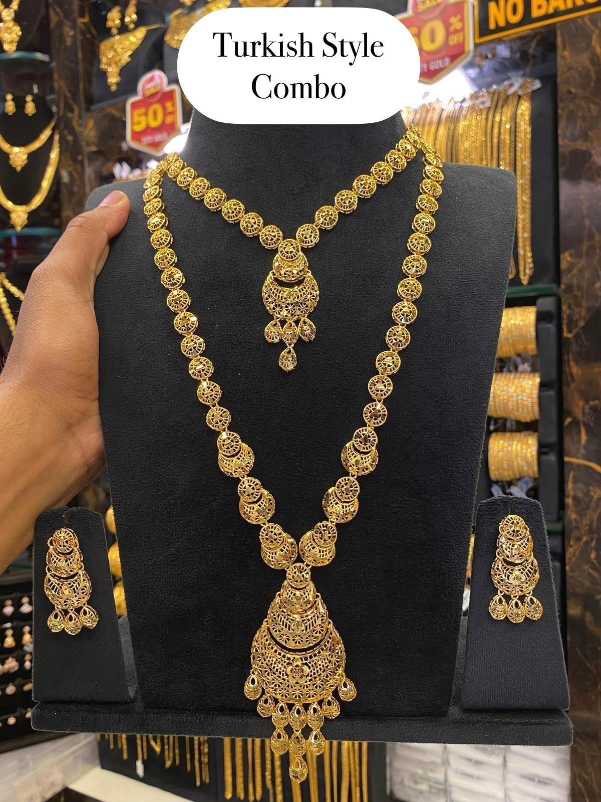 Turkish Style Combo Full Gold- Gold Plated - FAA FASHION