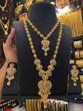 Turkish Style Combo Heart Set Tri Mix- Gold Plated - FAA FASHION