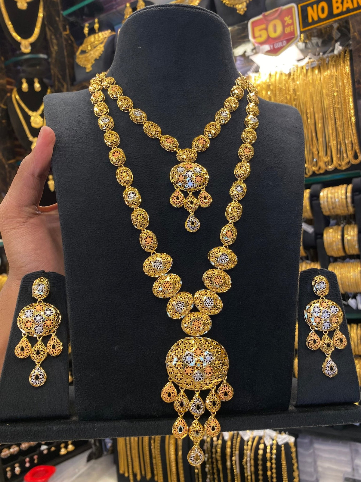 Turkish Style Combo Tri Mix - Gold Plated - FAA FASHION