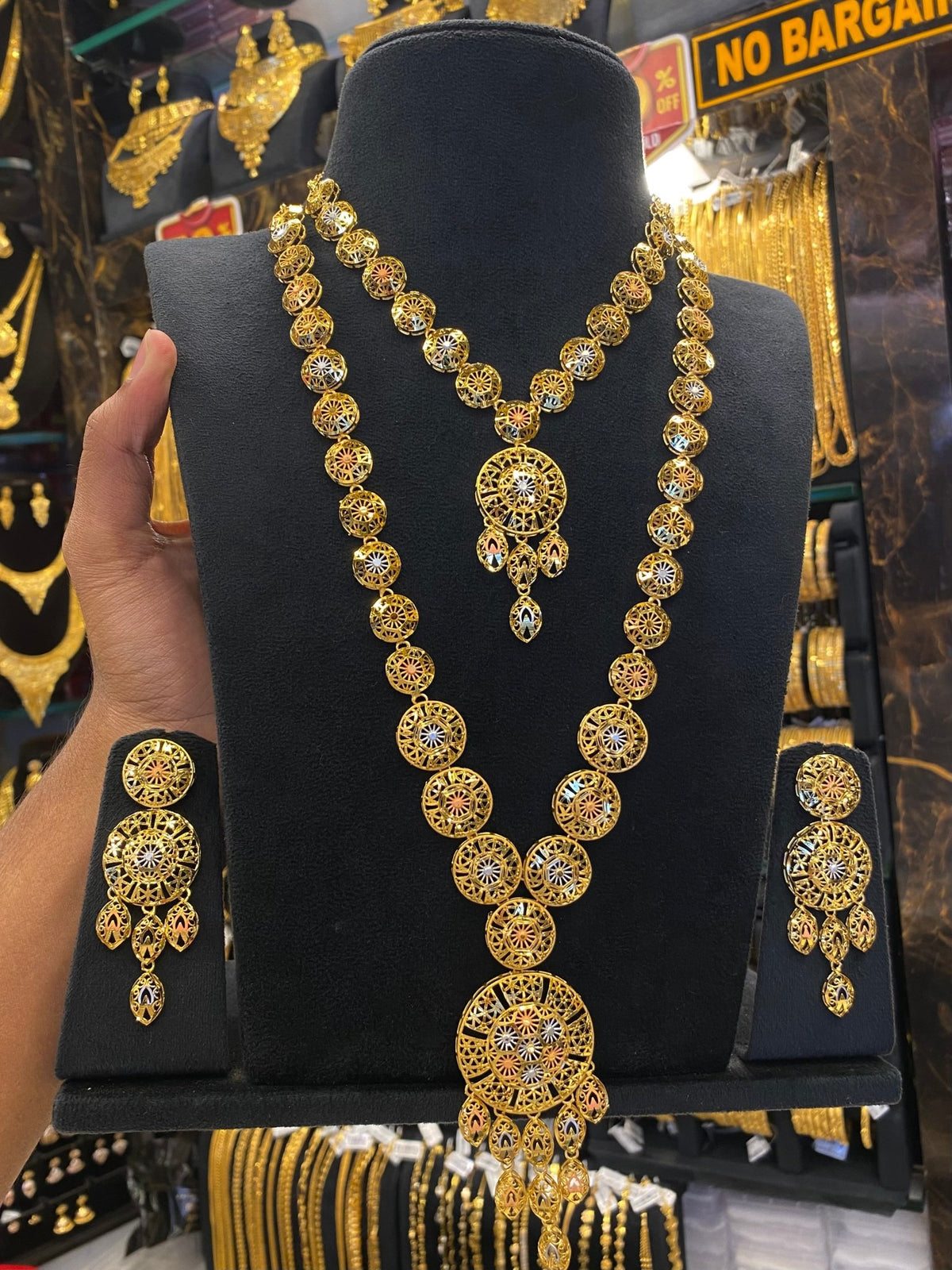 Turkish Style Combo Tri Mix - Gold Plated - FAA FASHION