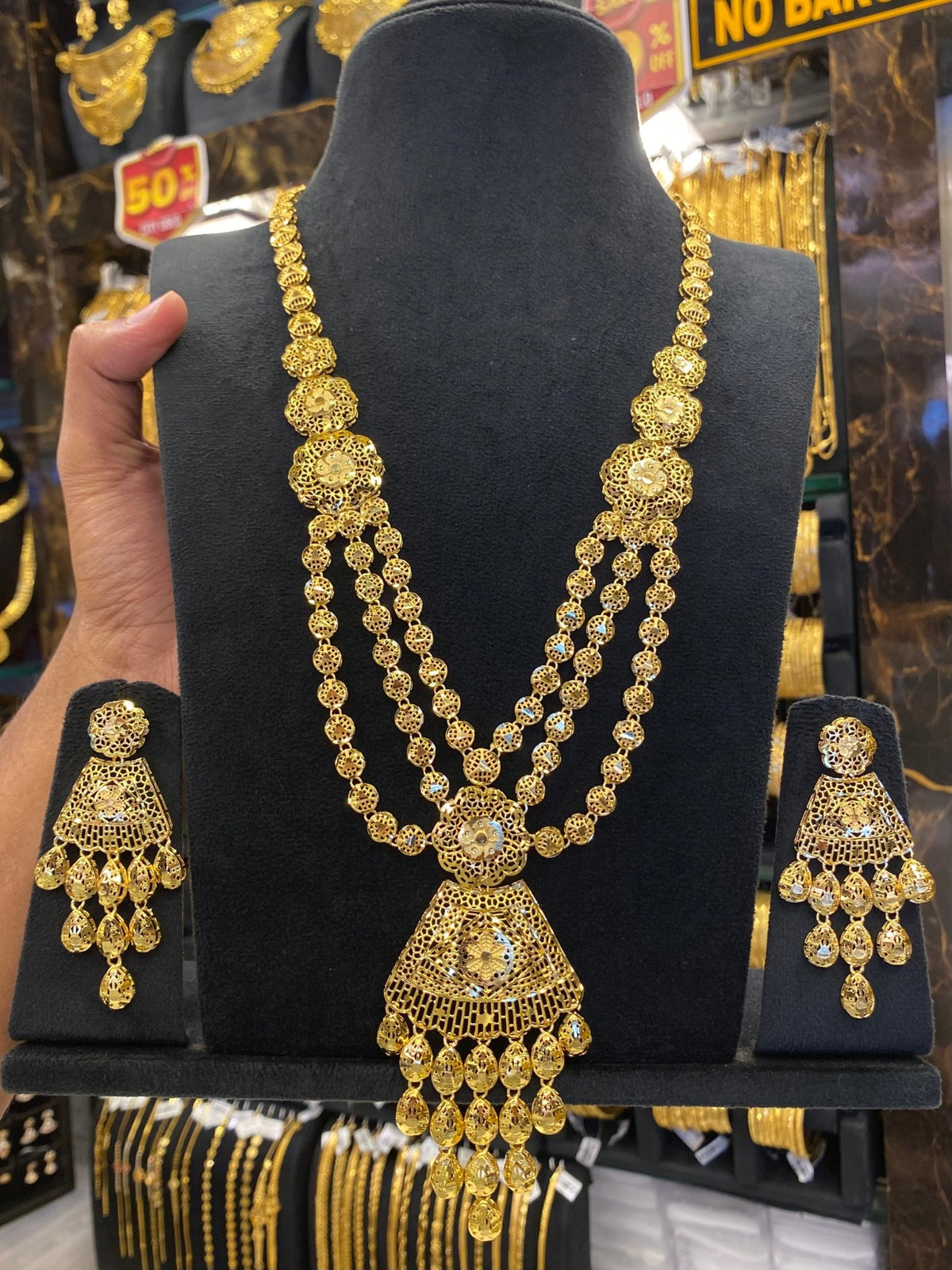 Turkish Style Long Full Gold - FAA FASHION