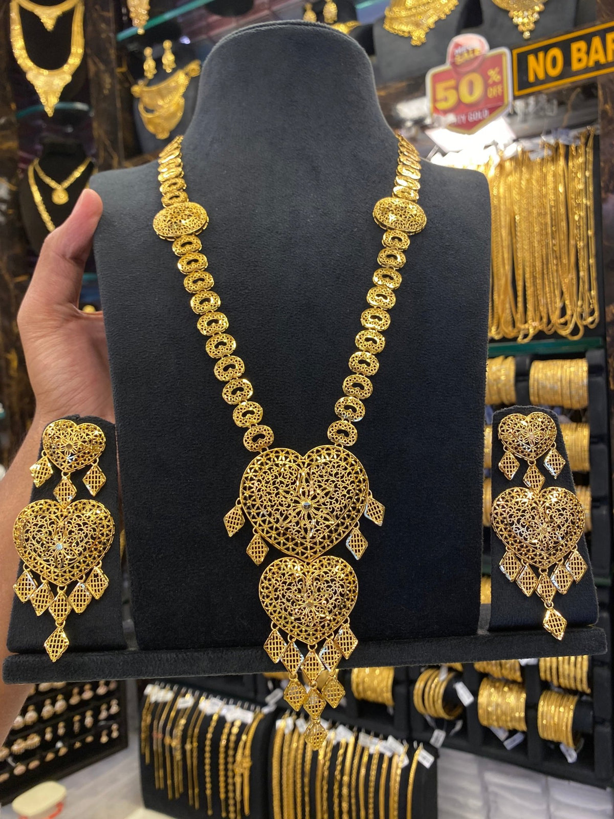 Turkish Style Long Full Gold - FAA FASHION