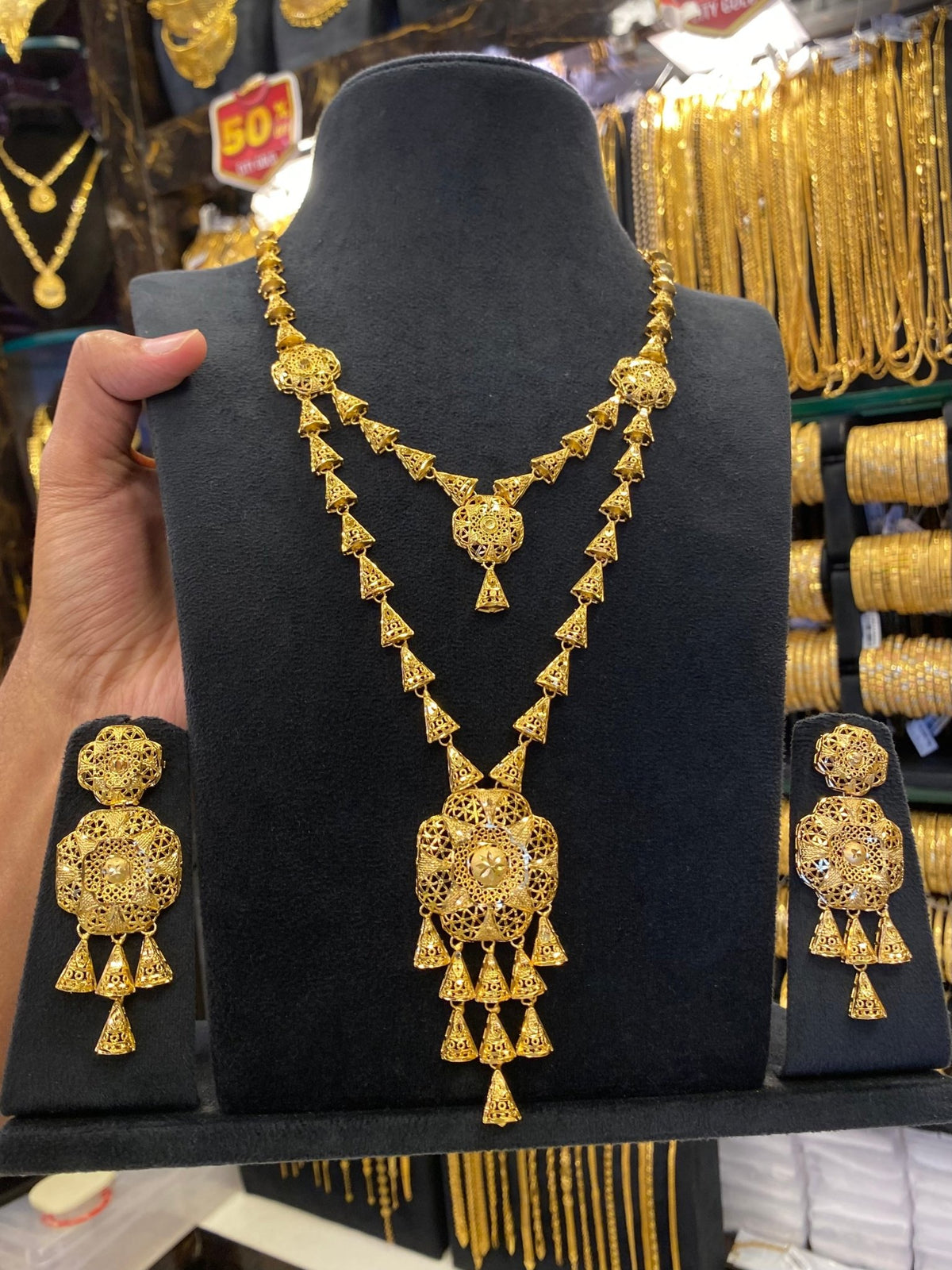 Turkish Style Long Full Gold - FAA FASHION