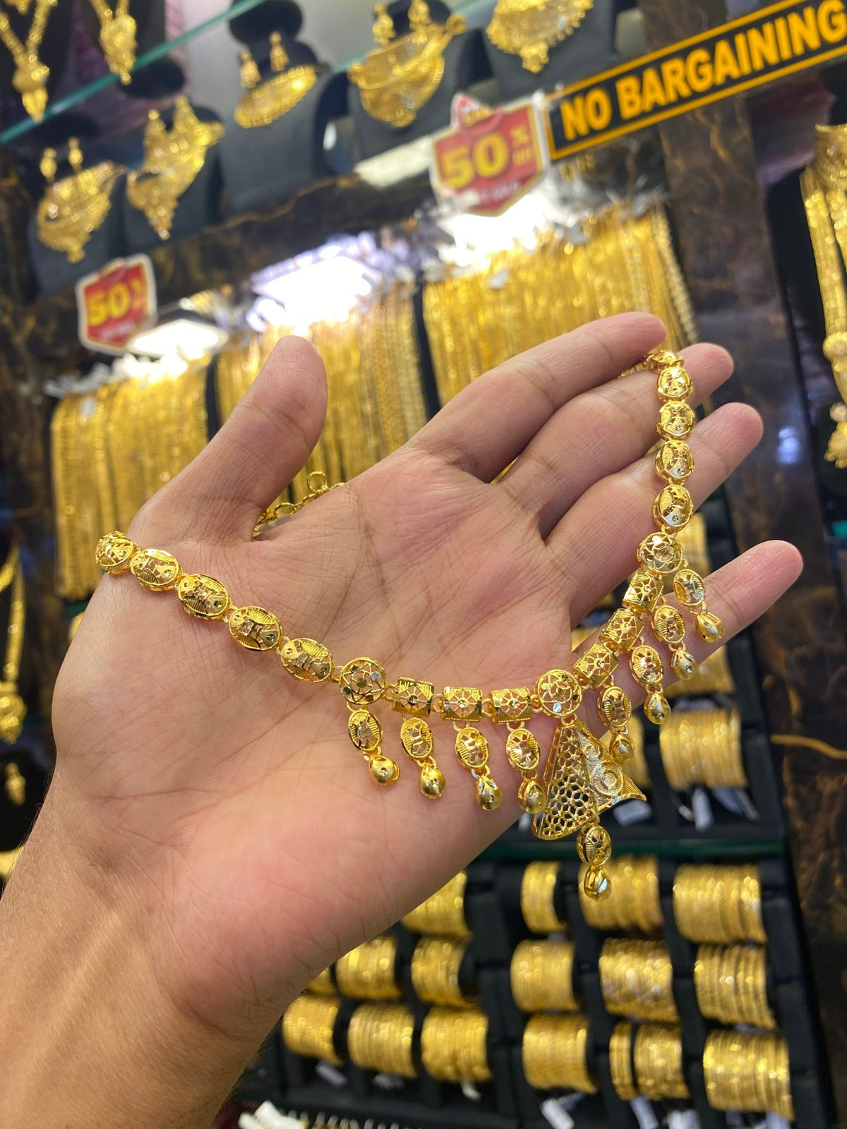 Turkish style neck set - Gold plated - FAA FASHION